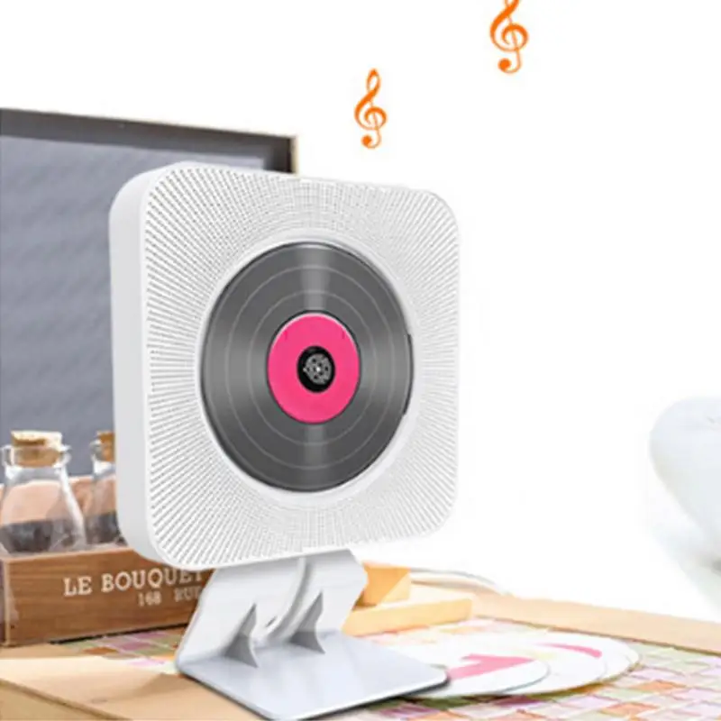 Настенный Bluetooth CD-плеер динамик Повтор dvd-плеер портативный домашний аудио встроенный HiFi динамик s USB MP3 динамик