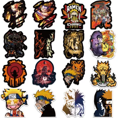 Аниме наклейки s стикеры Naruto 100 шт водонепроницаемые наклейки s на ноутбук мотоцикл книга наклейки для гитары для детей наклейка бомба