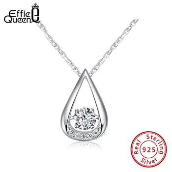

Effie Queen 100% 925 Sterling Silver Pendants Necklaces for Charm Lady's Wedding&Engagement Fashion Women's Jewelry SN40