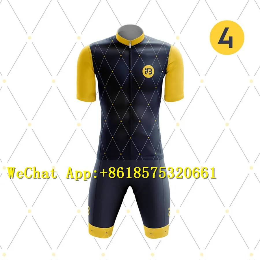 Jersey Sets Триатлон Pro Team Велоспорт Джерси Набор для мужчин велосипедная спортивная одежда Skinsuit Мужской Быстросохнущий Mtb одежда цикл одежда для мужчин - Цвет: Jersey Sets