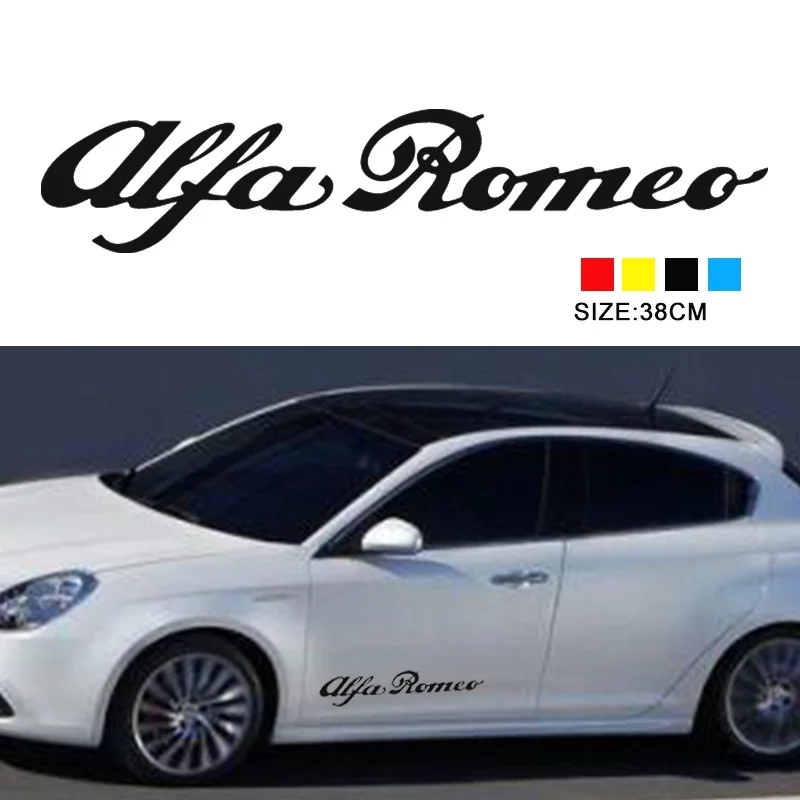 

For 1set Alfa Romeo hi temp cast Vinyl Decals Stickers car brake caliper logo emblem badge sticker is myth 147 156 159 166