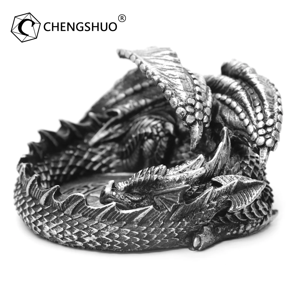 CHENGSHUO кости поднос Подземелья и Драконы кости Дисплей лоток настольная игра - Цвет: Dragon tray