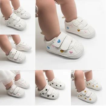 

Spring and Autumn Baby Boys Shoes First Walkers Girls Shoes Breathable Color Heart Cartoon Kids Shoes Toddler First Walkers