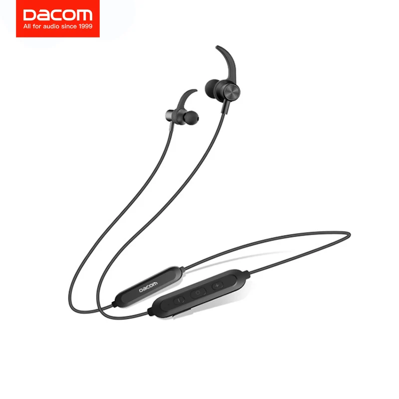 

DACOM L15 Bluetooth 5.0 Sports Headphone Wireless Earphone Stereo Bluetooth Headset with Mic Magnetic Earpiece for iPhone Huawei