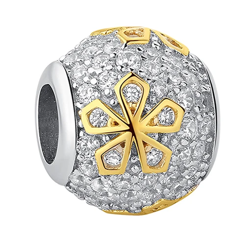 PY1764 ELESHE, браслет Pandora, 925 пробы, серебряный, Круглый, Хрустальный, мир, клевер, цветок, сердце, бусины, сделай сам, ювелирное изделие - Цвет: PY1764