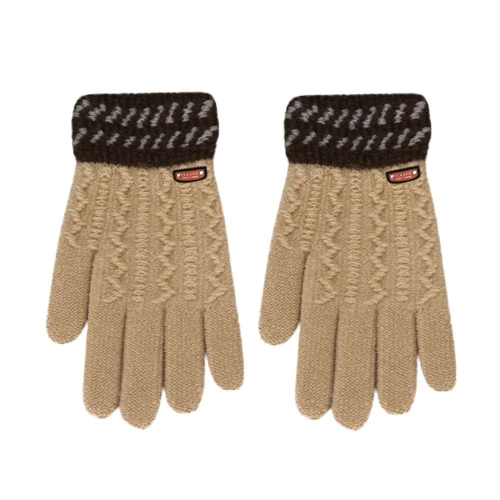 Детская Классическая плотная вязка; Лидер продаж; детские перчатки для девочек и мальчиков; сезон осень-зима; теплые перчатки высокого качества