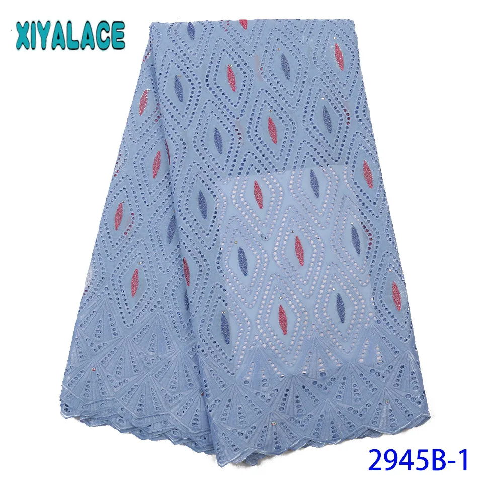 

Latest Swiss Voile Lace,High Quality Nigeria Lace Fabric,Dry Lace Fabrics 2019 Cotton Lace Fabric for Women KS2945B-1