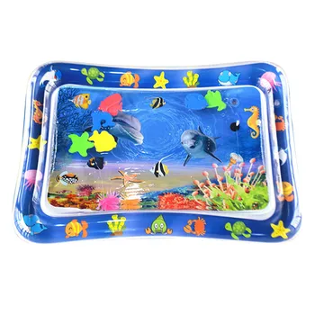 

Children Inflatable Pat Water Pad Baby Marine Life Mat Ice Pad Toddler Fun Activity Inflatable Pat Water Pad Sea Carpet #BL3