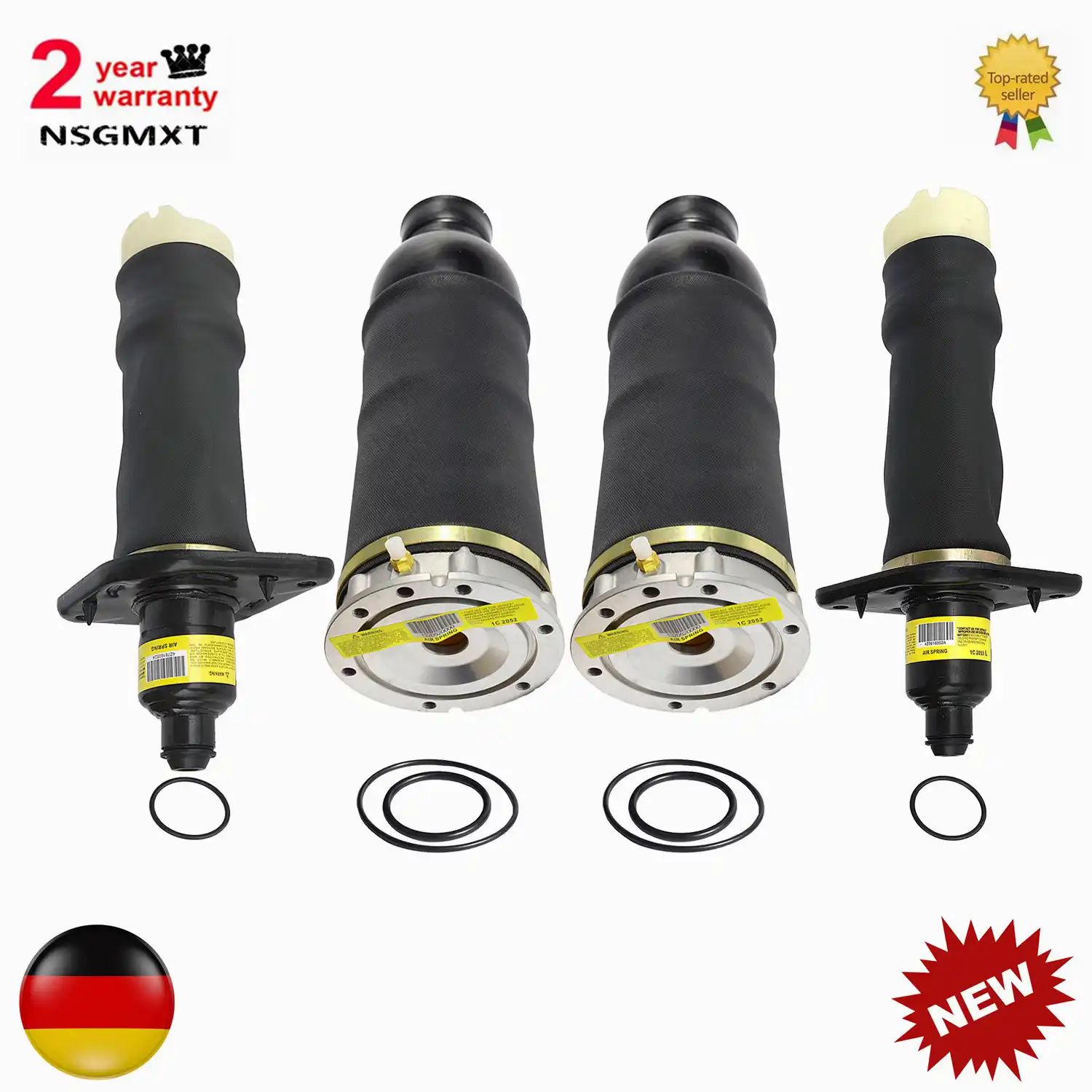 1 SET Coil Spring Conversion Kit with bypass for Audi A6 C5 4B Allroad