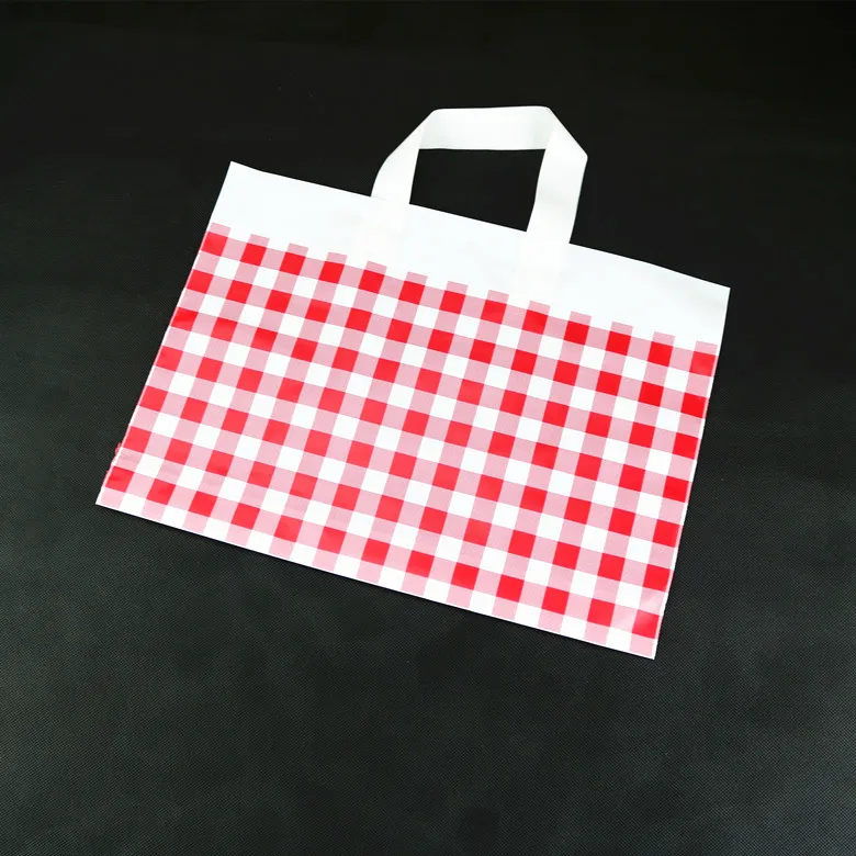 Candy Box 50pcs/lot 35x25x8cm Black/white Color Stripes Plastic Gift Bag For Clothing Wholesale Fashion Logo Matte Finish | Дом и сад