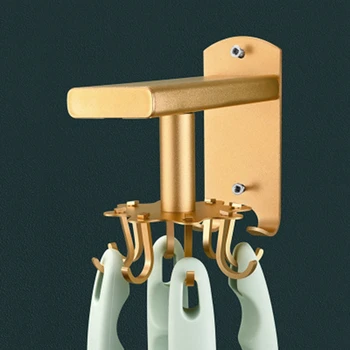 

Rotating Racks Holder Kitchen Organizer Telescopic Self Adhesive Storage Cooking Spoon Hanging Bathroom Wall Hanger Home