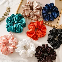 

silk scrunchie pack headband hair accessories band for women head bands serre tete fashion stirnband tiara ponytail holder