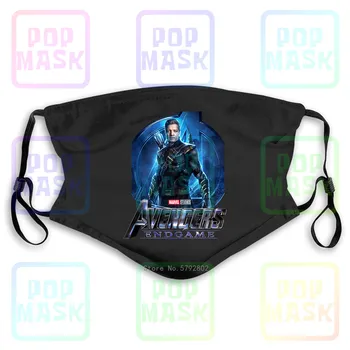 

Dust Mask with Filter Hawkeye Avengers End Game One Last Shot Washable Reusable Mask