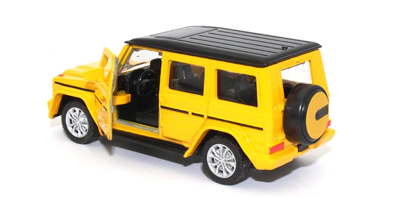 1: 64 Benz G500 модель внедорожника автомобиля детские игрушки металлический материал Коллекция украшения игрушка, модель автомобиля