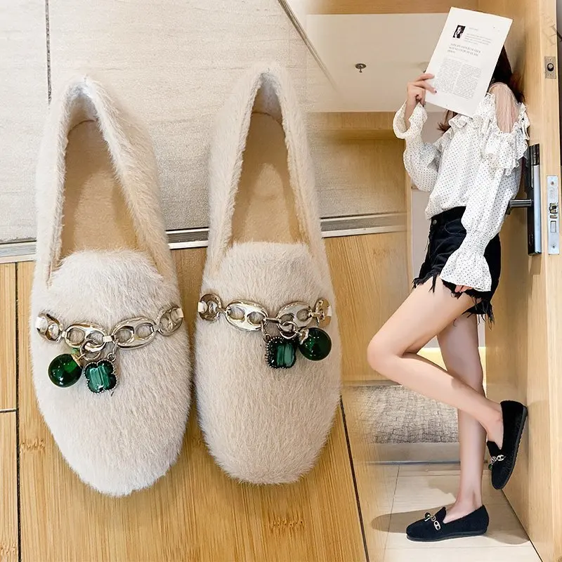 Зимняя обувь с плюшевой подкладкой женские ботинки Новая европейская и