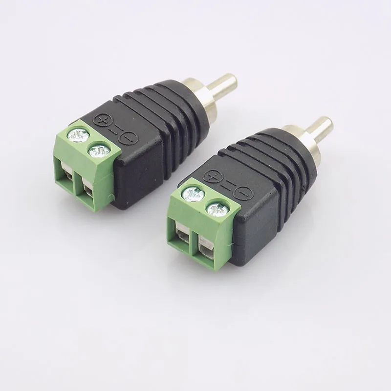 100 шт. Коаксиальный Cat5 RCA штекер коаксиальный AV штекер Адаптер BNC видео-переходник разъем для камеры RCA адаптер штекер K15