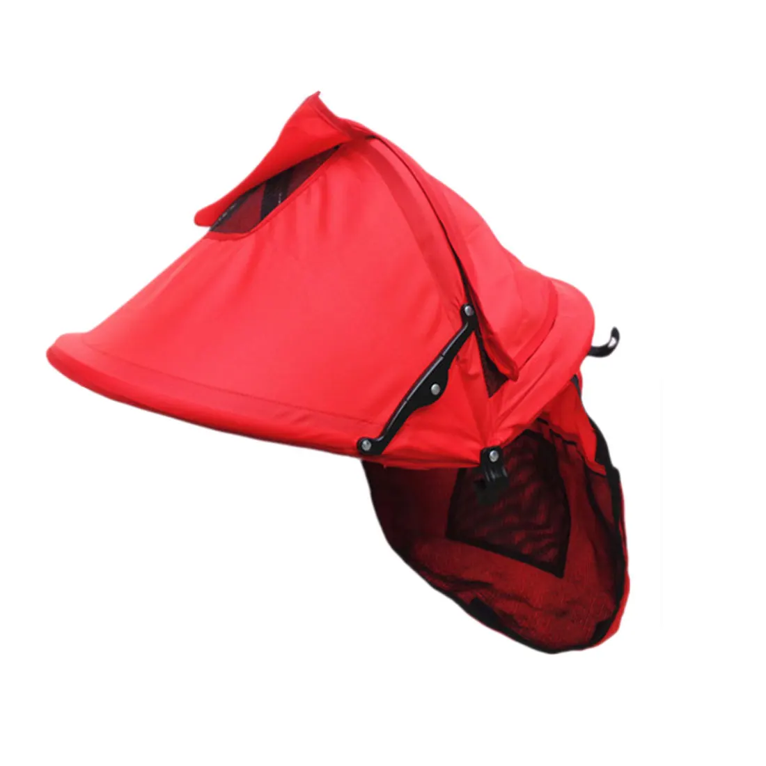 style 4 red Защита от солнечных лучей затенение Детские коляски Коляска солнцезащитный козырек с УФ-защитой атмосферостойкий зонтик навес - Цвет: style 4 red