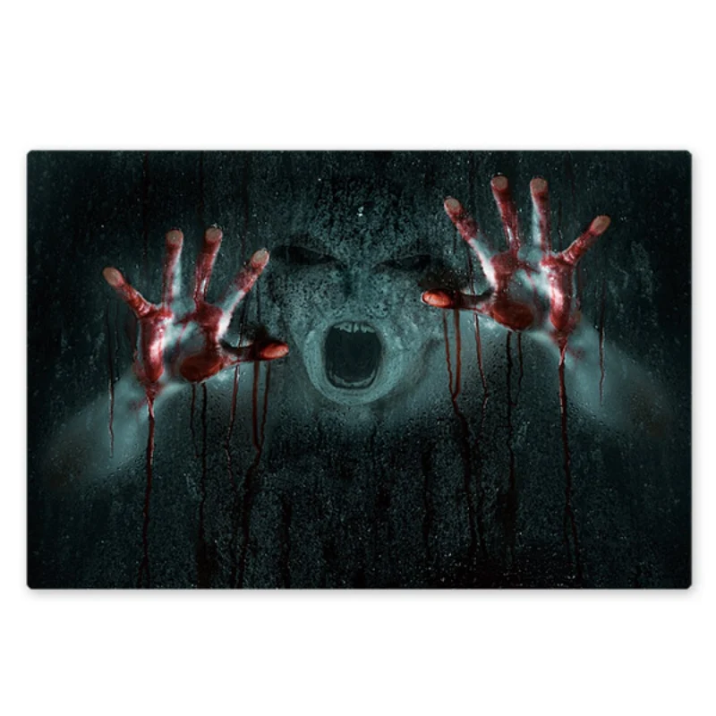 Halloween Theme Pattern Rectangle Area Rug Soft Floor Mat Carpet With Anti-Slip Back Holiday Home Decorations - Цвет: B