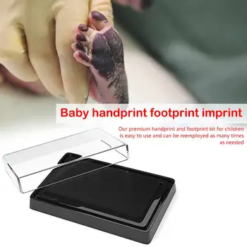 

Baby Care Non-Toxic Baby Handprint Footprint Imprint Kit Baby Souvenirs Casting Newborn Footprint Ink Pad Infant Clay Toy Gifts
