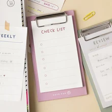 1 шт., креативный список, памятка, шина, WordPad, держатели для документов, доска, блокнот для записей, для школы, офиса, канцелярские принадлежности