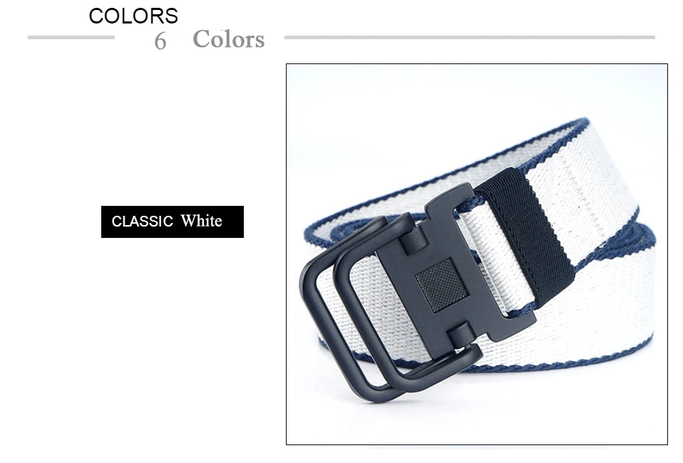 brown belt Fashion Canvas Belt Double Ring Metal Buckle Men Belt Comfortable Cowboy Jeans Belt Black Outdoor Sport Casual Male Waistband ranger belt