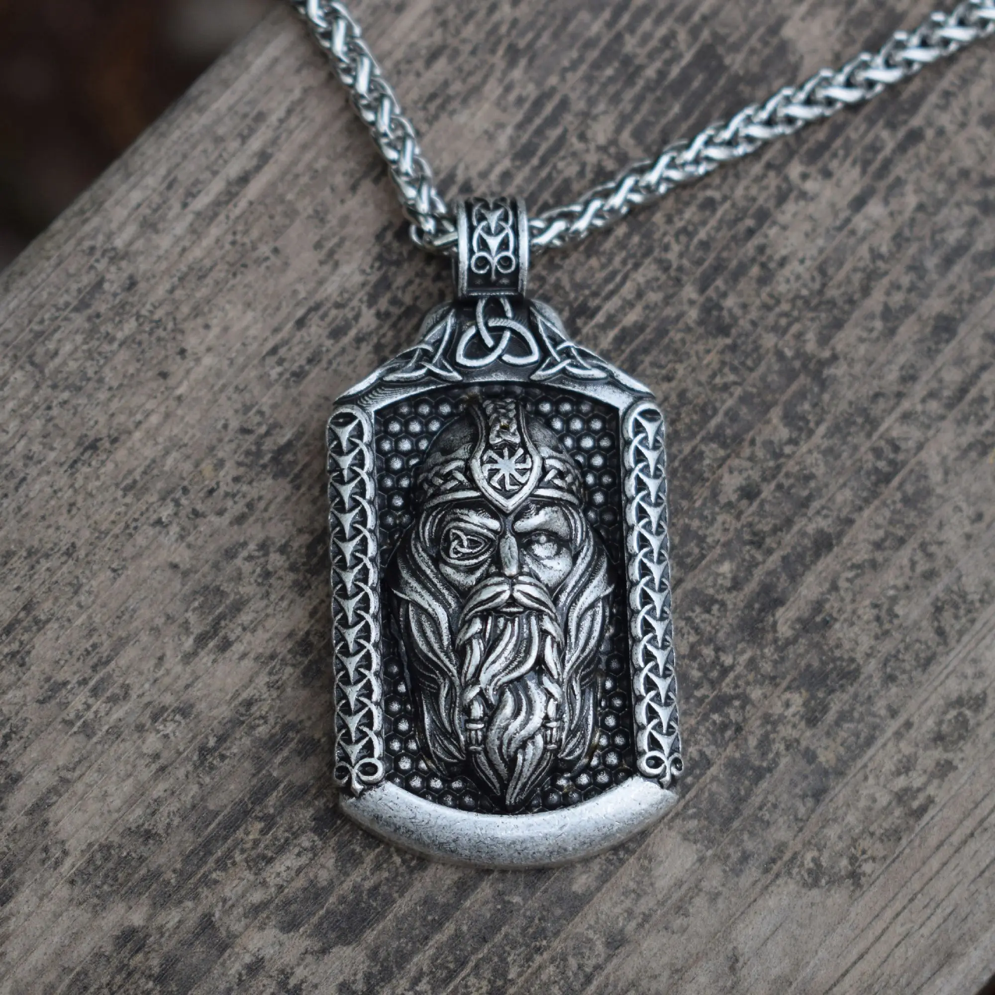 Odin подвеска Allfather ожерелье викингов Бог скандинавский норвежский ювелирные