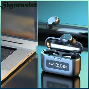 

Wireless Bluetooth Earphone 5.0 TWS Headset LED Display Large Capacity 2000mAh Charge Case In-Ear Headset With Microphone
