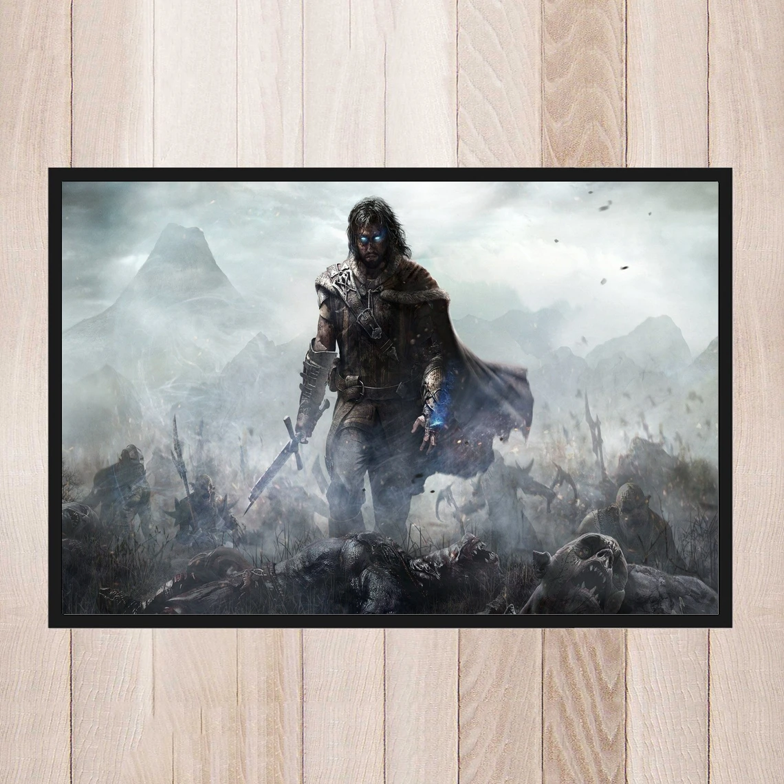 Shadow Of Mordor Videogioco Poster Stampa Su Tela Decorazione Della Casa Pittura Murale (Senza Cornice)