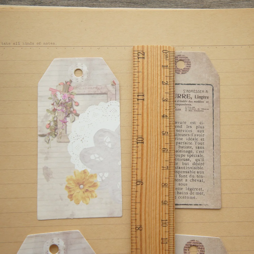 Wallpaper Big Size16pcs Paper Tags Flower And Letter Design Packaging Party Desktop Wallpaper