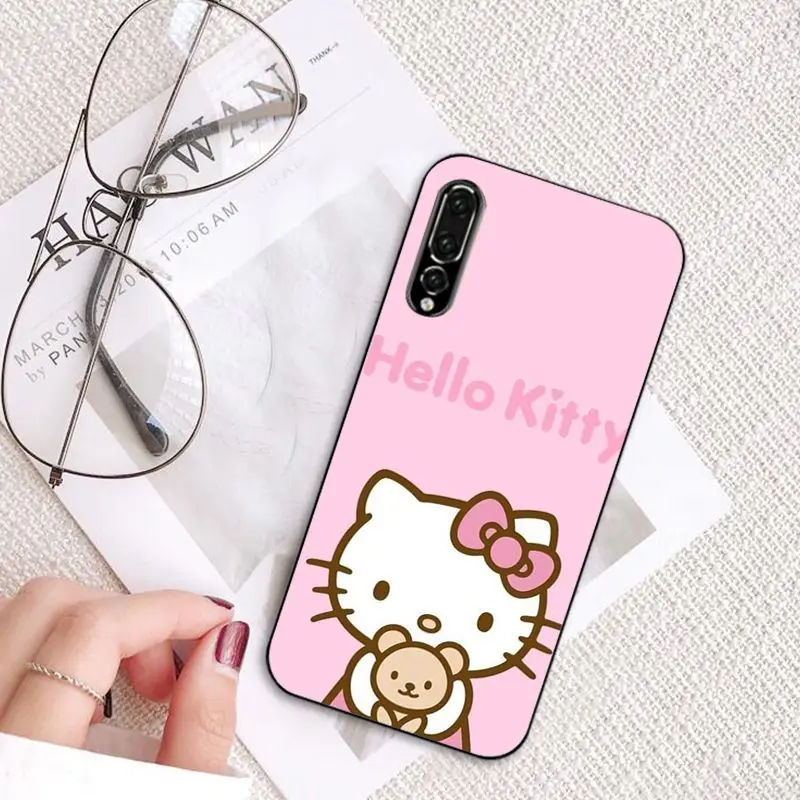 Yinuoda милый Kawaii hello kitty чехол для телефона для huawei P20 P30 P20Pro P20Lite P30Lite Psmart P10 9lite
