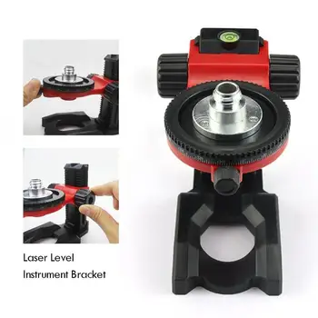 

Magnet L-bracket Leveling Support Holder Durable 360 Degree Rotation Adjustable Height for Universal Laser Level Bracket