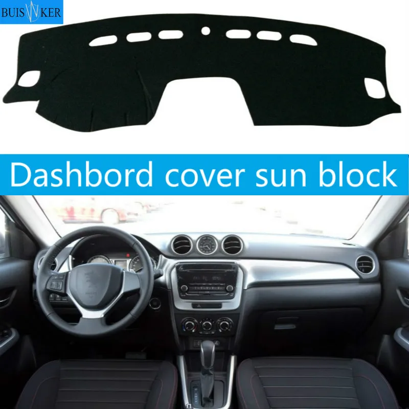 

For Suzuki Vitara 4th 2015 2016 2017 2018 2019 Car Dashboard Cover Dash Mat Sun Shade Pad Instrume Panel Carpets Accessories