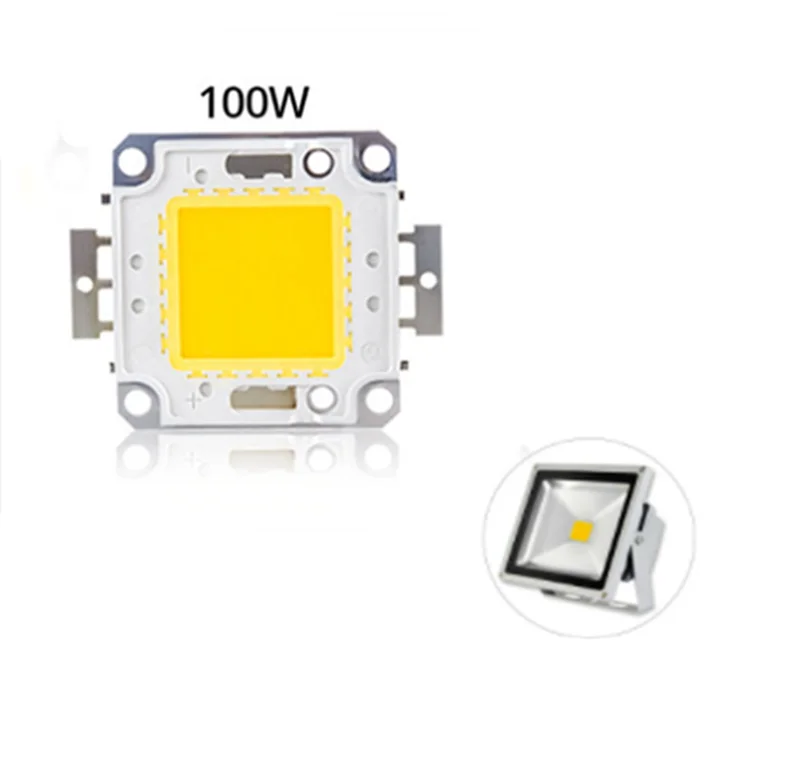 10W 20W 30W 50W 100W COB LED Chip DC 9-12V 30-36V Integrated Matrix Diode Beads DIY Floodlight Spotlight High Power | Лампы и