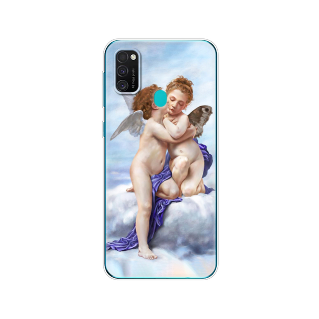 Samsung M21 Case 6.4" Soft Silicon Tpu Cover For Samsung Galaxy M21 M 21 SM-M215FZGUSER m215 Phone Back Shell Bumper Funda