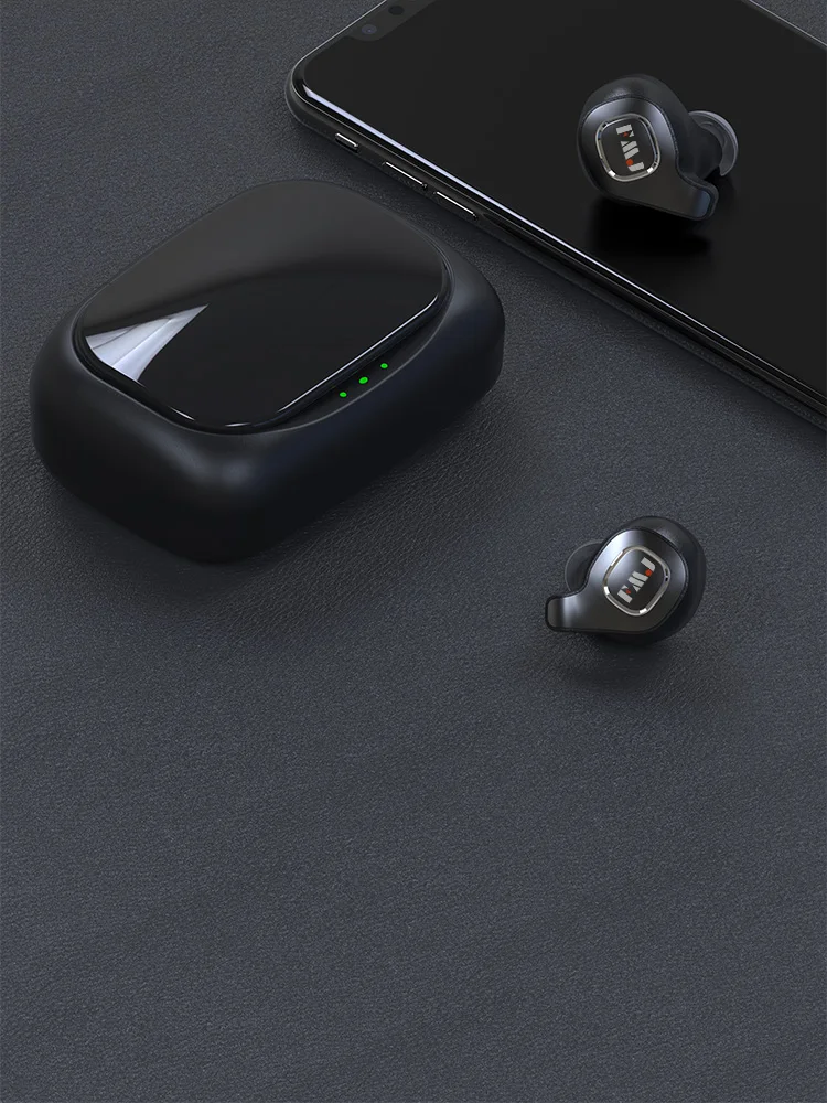 Беспроводные наушники FMJ F8 TWS с Bluetooth 5,0, музыкальные бинауральные стерео наушники-вкладыши, спортивные наушники с зарядной коробкой, наушники с микрофоном