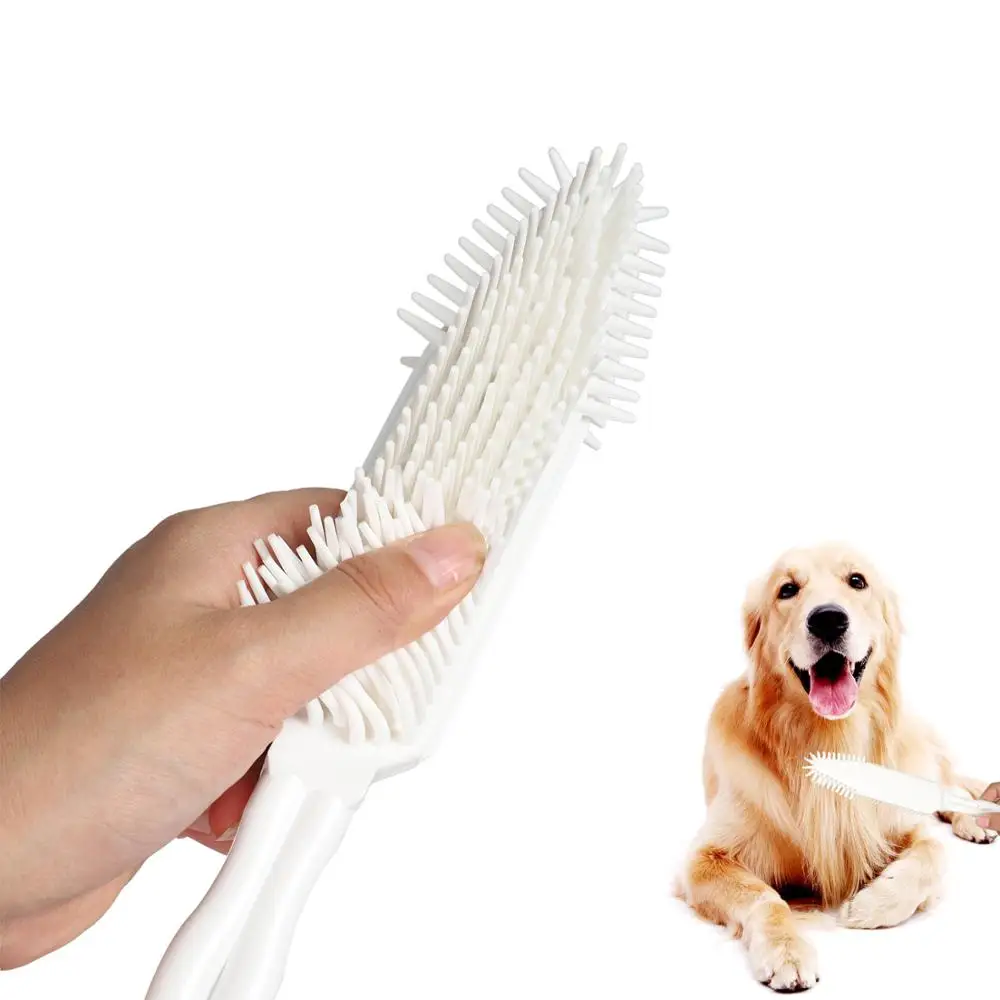 Eyliden Dog Cat Hair Fur Grooming Remove Brush Pet Brush Rubber Tpr On