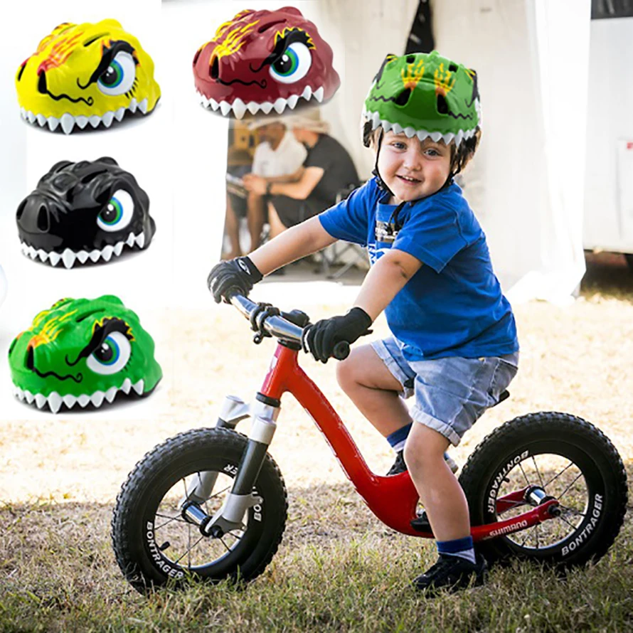 Cyling Safty шлем баланс велосипед шлем для детей роликовые коньки открытый Protactive шлем 3D голова динозавра защитный шлем