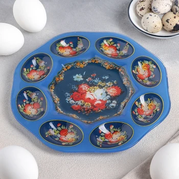 

Stand for eggs 21 cm "Russian motives", 8 cells