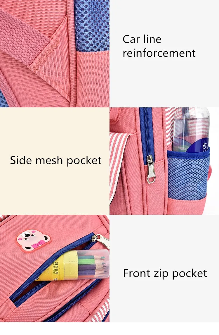 Школьная сумка с героями мультфильмов для начальной школы 1-5 класса, школьные сумки для мальчиков и девочек, детские школьные сумки для снижения нагрузки