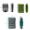 Mosodo Fly Fishing Box Plastic Slit Foam Lure Box Double Sides Waterproof Tackle Boxes Fly Easy Grip River Fishing Accessories ► Photo 2/6