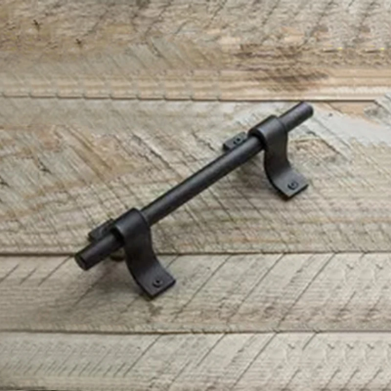 

Black Country Barn Sliding Door Pull Handle Old Vintage Hardware Useful 1pc NEW