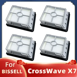 Substituição hepa filtro para bissell crosswave x7 sem fio pet pro multi superfície mais limpo modelo n° 3011 3055 peças de reposição
