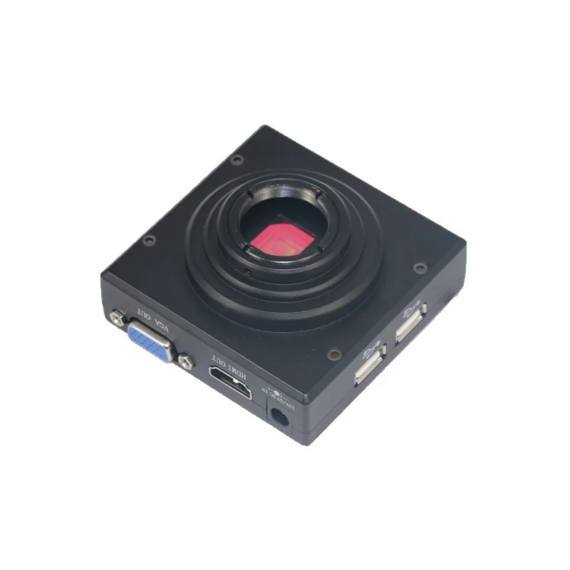 Измерение Full HD 1080P HDMI VGA двойной выход промышленный микроскоп камера с U диском хранения изображения OSD поддержка