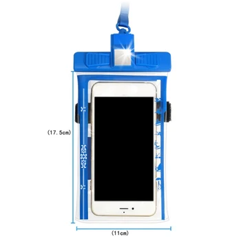 

Useful WaterproofPhone Case Sealed Underwater Cell Phone Dry Pouch Cover Touch Screen Sealed Pouch With Armband And Lanyard