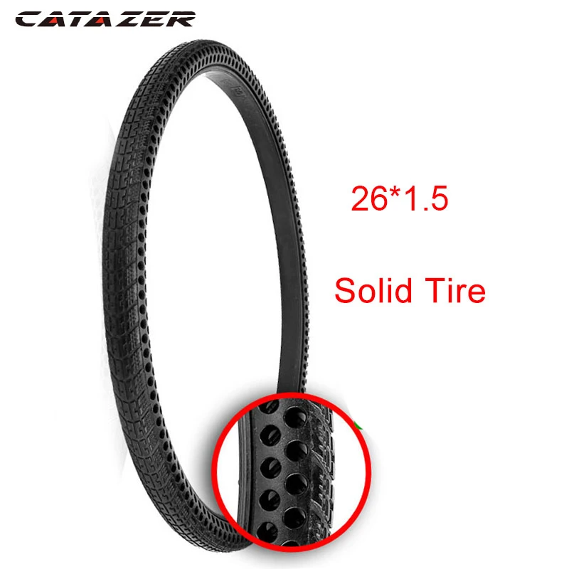 26*1.5 Mountain Bicycle Solid Tire 26 Inch Nonpneumatic Airless Non Inflationtire Do Not Need