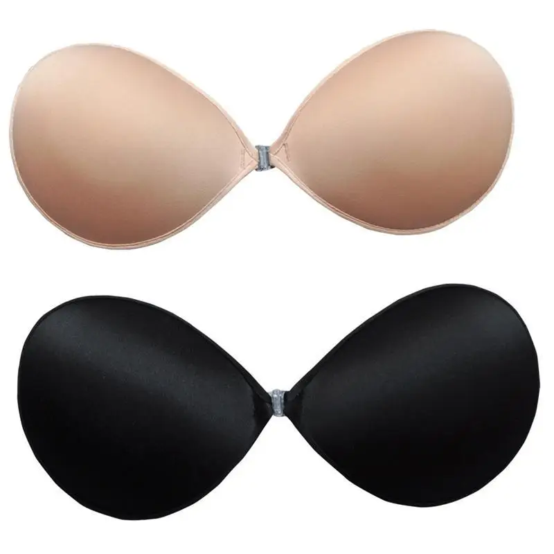 

Invisible Push Up Bra Sexy Bras Self-Adhesive Silicone Seamless Front Closure Sticky Strapless Bra Lingerie Plus Size for Women