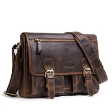 Crazy Horse портфель из натуральной кожи s для документов, мужская сумка-мессенджер, мужские сумки через плечо, деловой мужской портфель, сумка для ноутбука