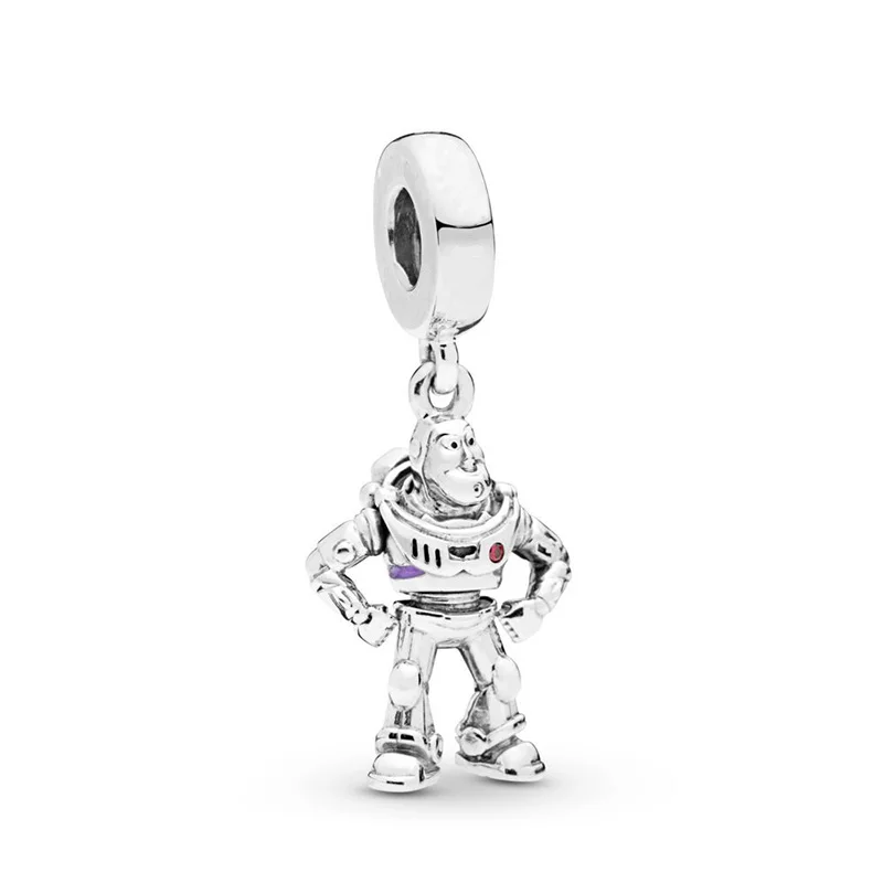 CHIELOYS, 2 шт./лот, новинка, посеребренные, Мультяшные подвески, подвески, подходят к оригиналу Pandora, браслеты и ожерелья, детский подарок, сделай сам, ювелирное изделие
