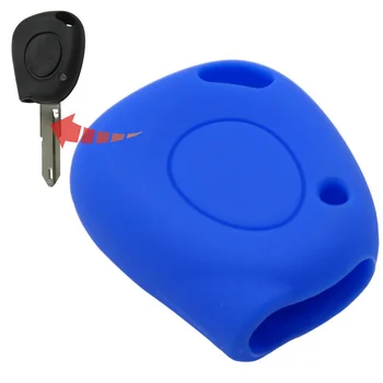 

1pcs Washable 1 Button Silicone Remote Key Car Key Shell Cover Case Fob for Renault Megane Scenic Laguna Espa