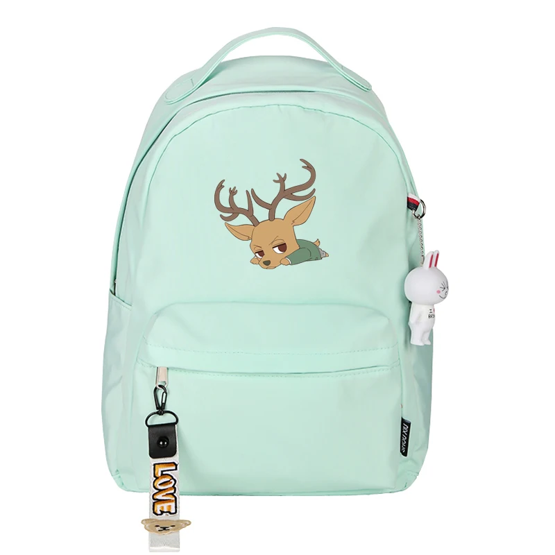 15 Хит японского аниме BEASTARS женский мультяшный рюкзак для путешествий милый рюкзак нейлоновые школьные сумки кролики Mochila Feminina розовый Rugzak - Цвет: 15